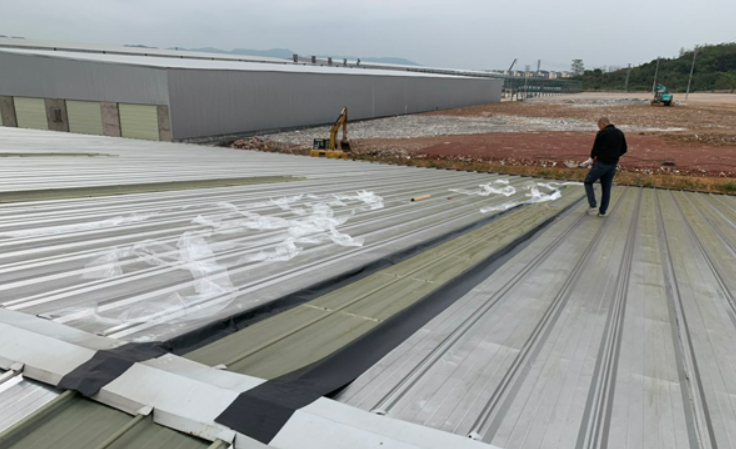 广宁厂房屋面防水维修案例